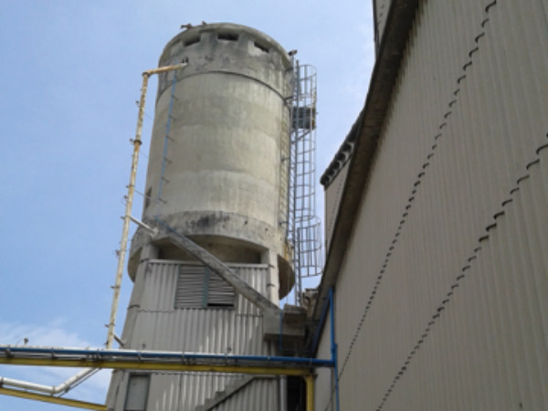 ETERNIT ATLANTICO SA — Rehabilitación de la escalera del silo de cemento y carbonato: retiro de las piezas dañadas de la…