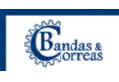 Logotipo de BANDAS Y CORREAS